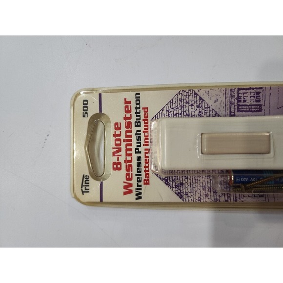 Trine 500 8 Note Westminster Wireless Push Button Vintage New Old Stock - Picture 4 of 7